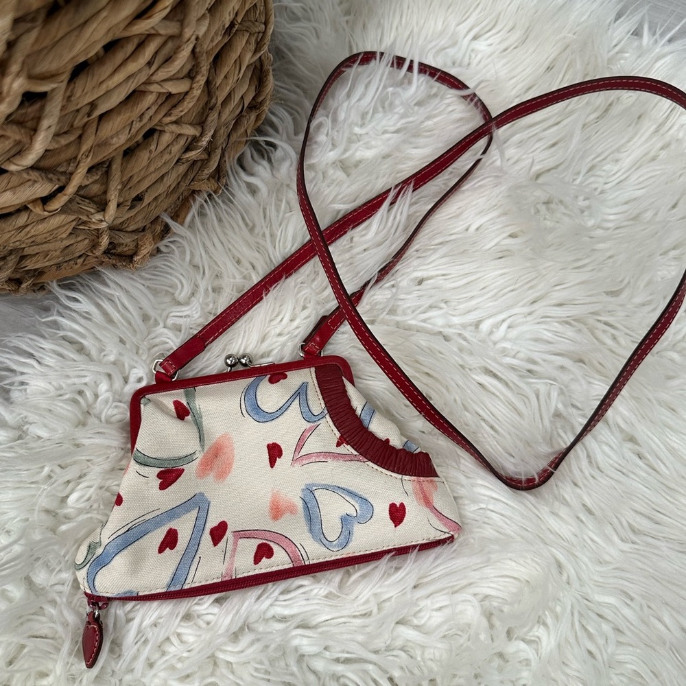 Brighton • Mini Heart Pattern Shoulder Bag • Micro Bag